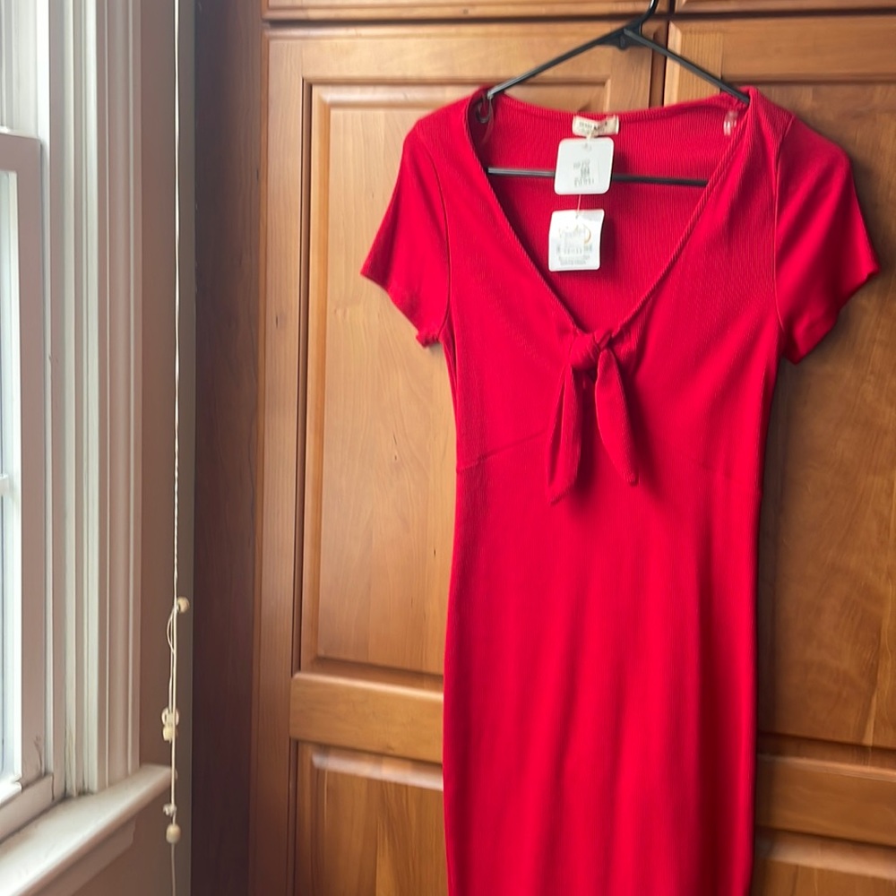 Sexy red dress